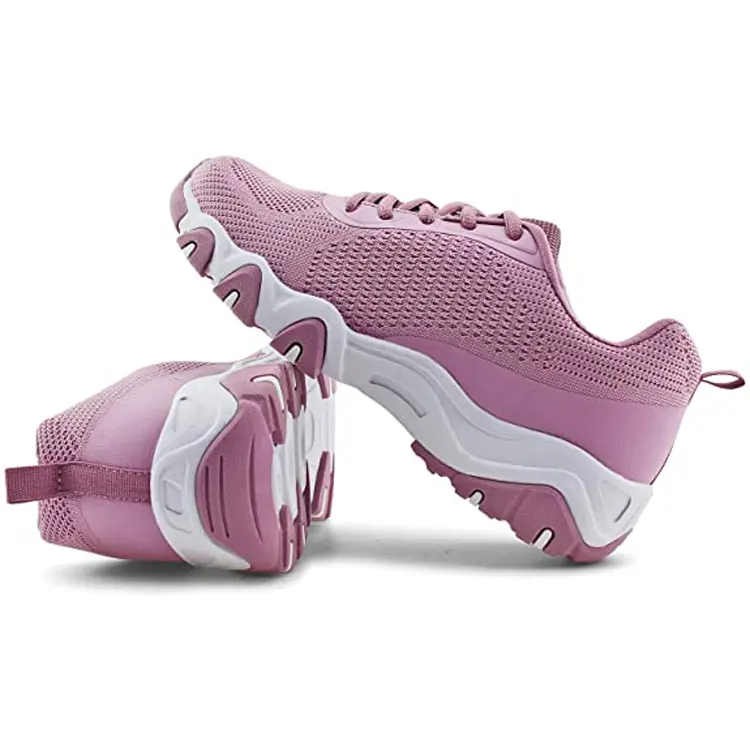 China New Design Customized Casual Knitting Athletic Sneaker Running Women Sport Shoes